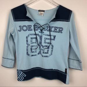 Joe Boxer women’s lace up V-neck top